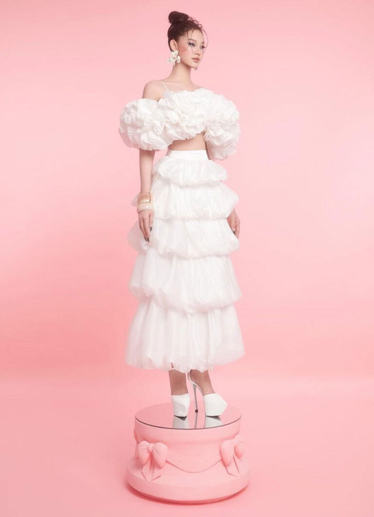 Peony White Dress