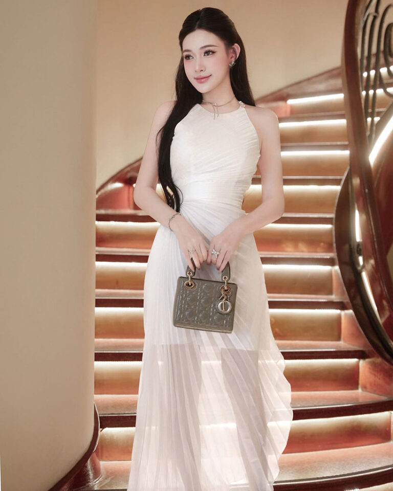 Thalia Dress white
