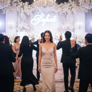 ชุดราตรีงานบายเนียร์