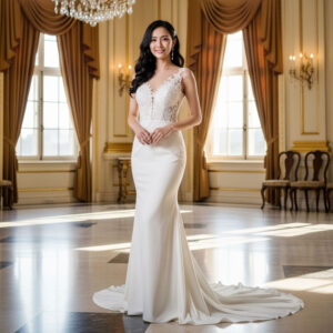 ชุดราตรีหางปลา