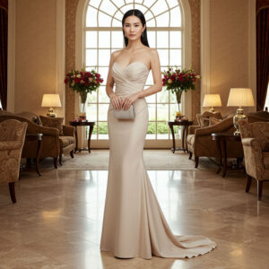 ชุดราตรีเกาะอก