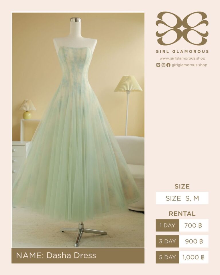 Dasha Dress GIRL GLAMOROUS ร้านเช่าชุด