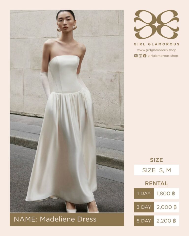 Madeliene Dress GIRL GLAMOROUS ร้านเช่าชุด