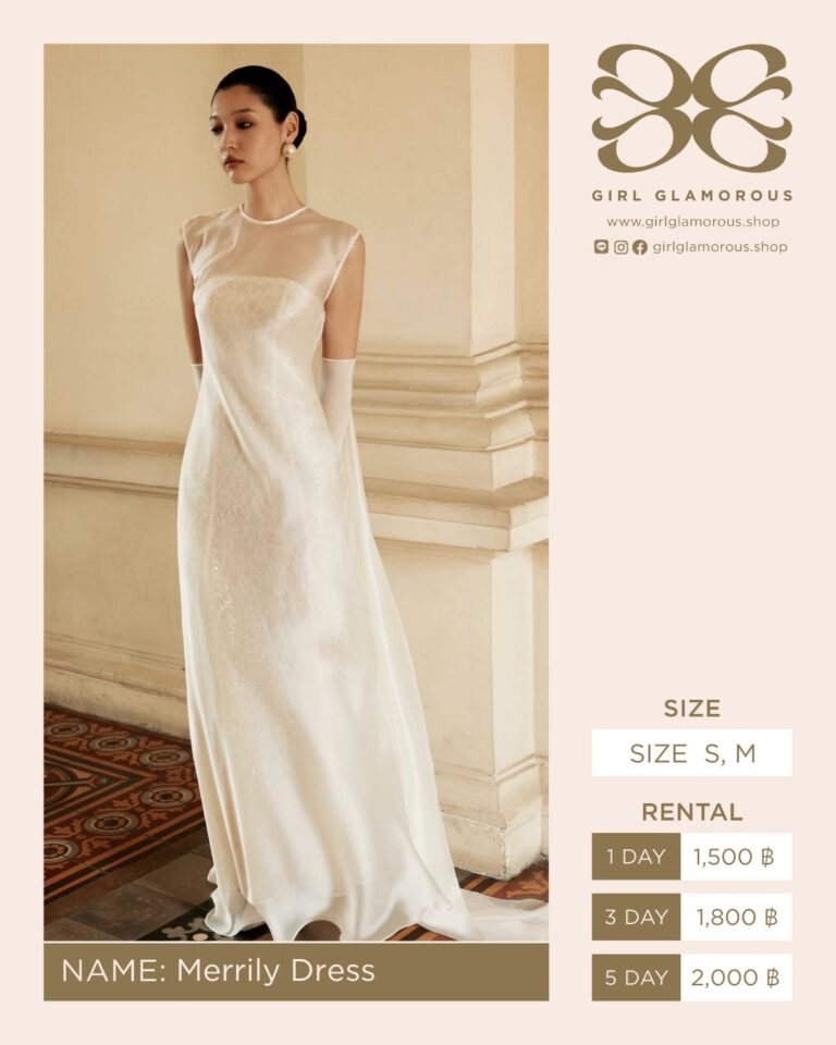 Merrily Dress GIRL GLAMOROUS ร้านเช่าชุด