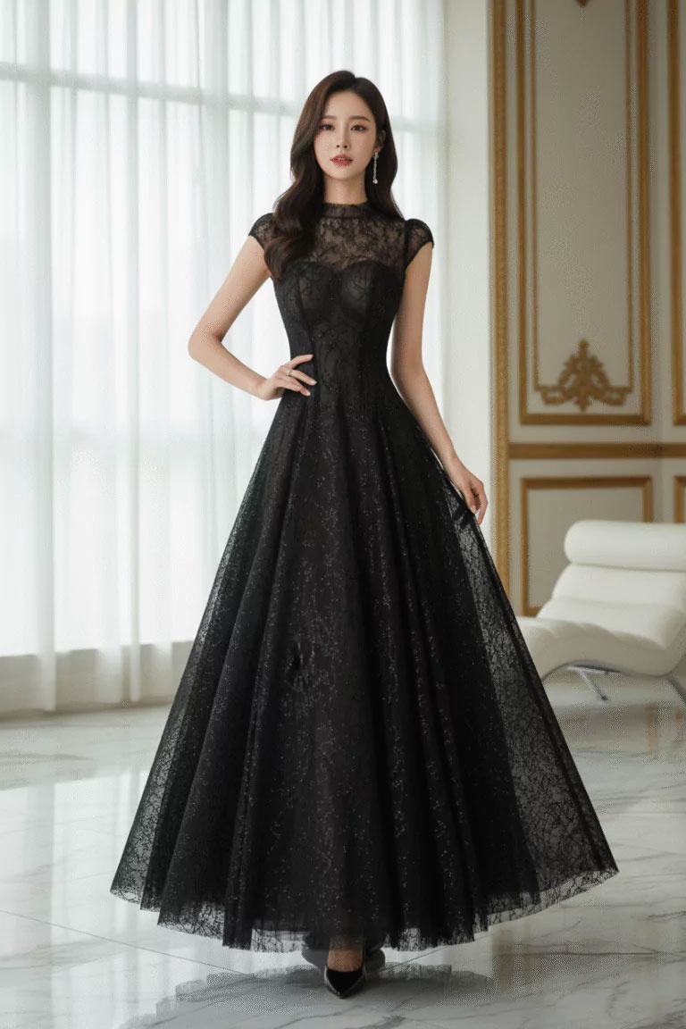 เช่าชุดราตรี Velia Black Dress