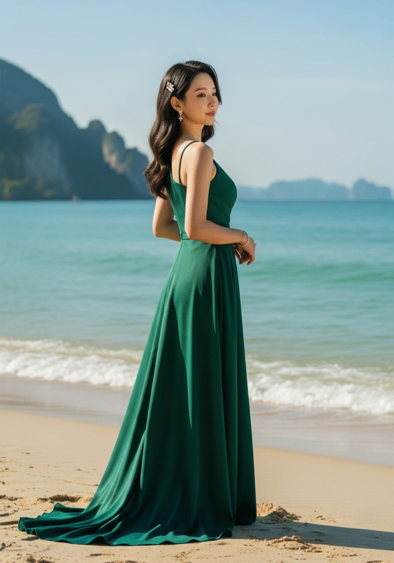 เช่าชุดราตรีสายเดี่ยว