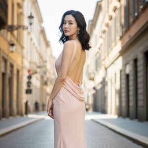 เช่าชุดราตรี เว้าหลัง เปิดหลัง