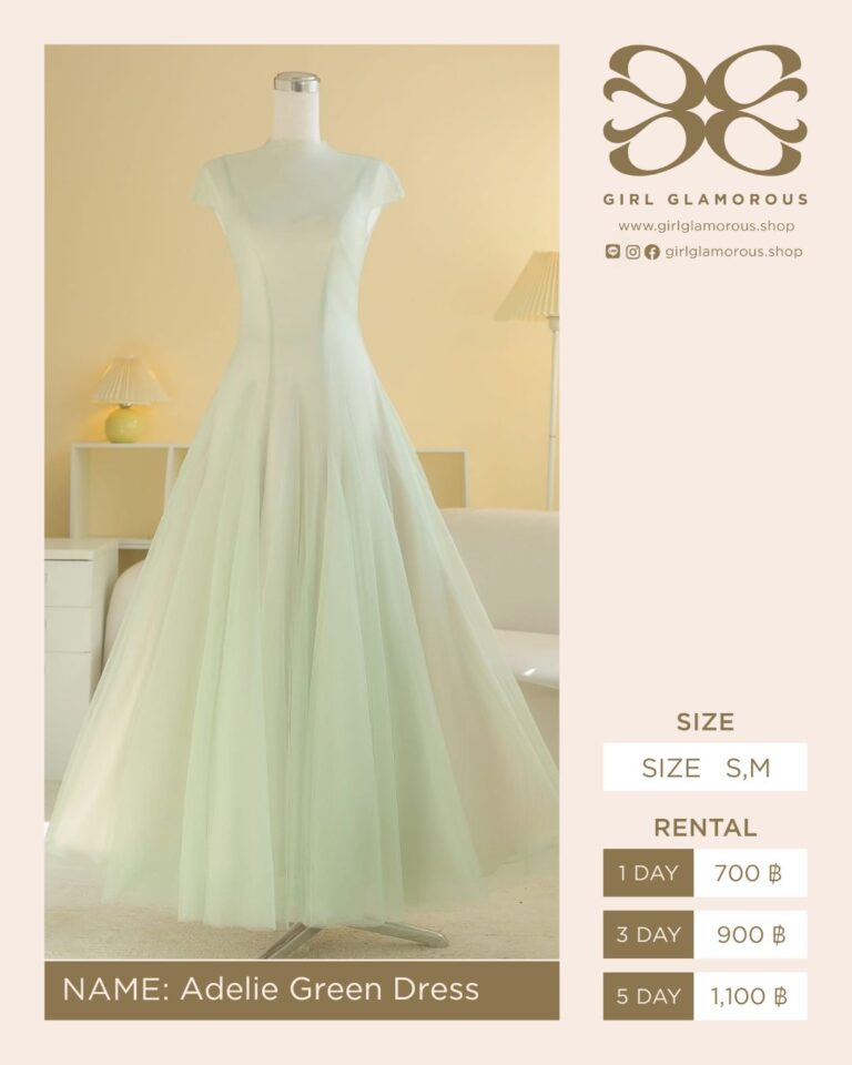 Adelie Green Dress