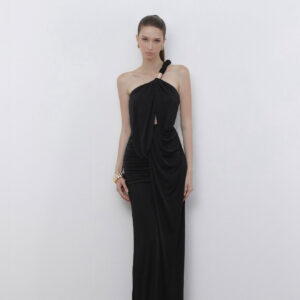 ร้านเช่าชุดราตรี Black Cut-Out Dress