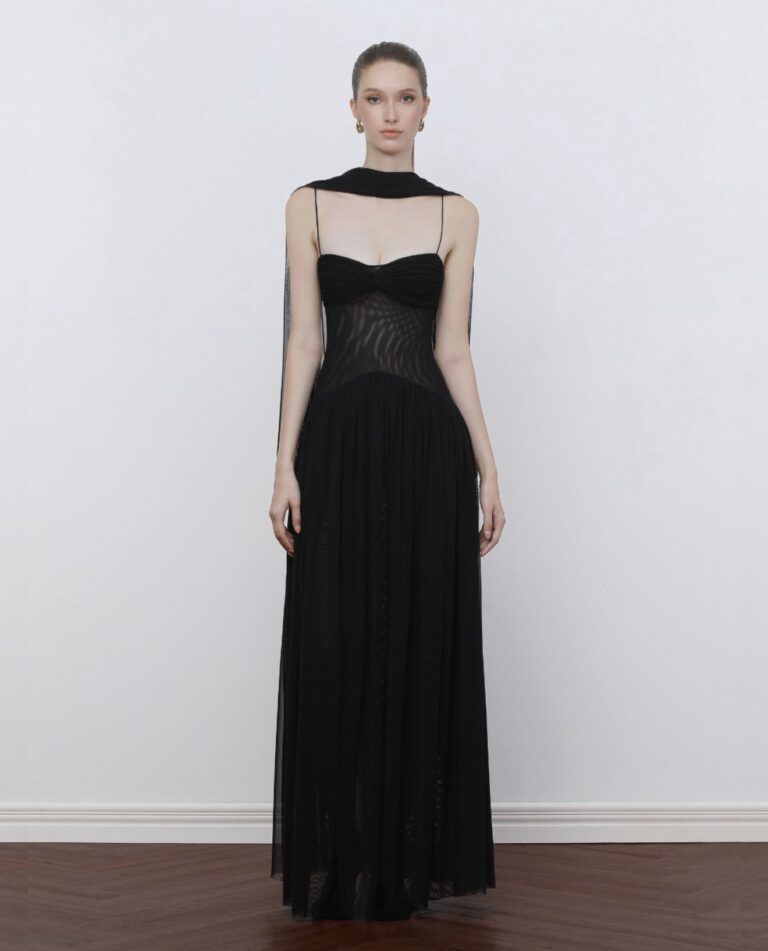 ร้านเช่าชุดราตรี Black Twist Dres