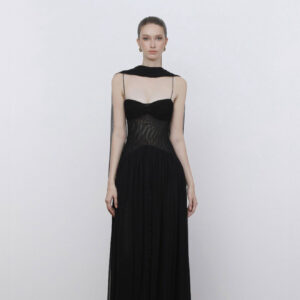 ร้านเช่าชุดราตรี Black Twist Dress