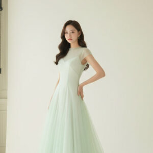 ร้านเช่าชุดราตรี Adelie Green Dress