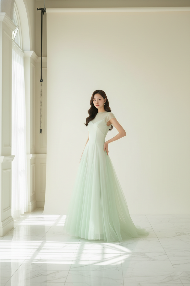 ร้านเช่าชุดราตรี Adelie Green Dress