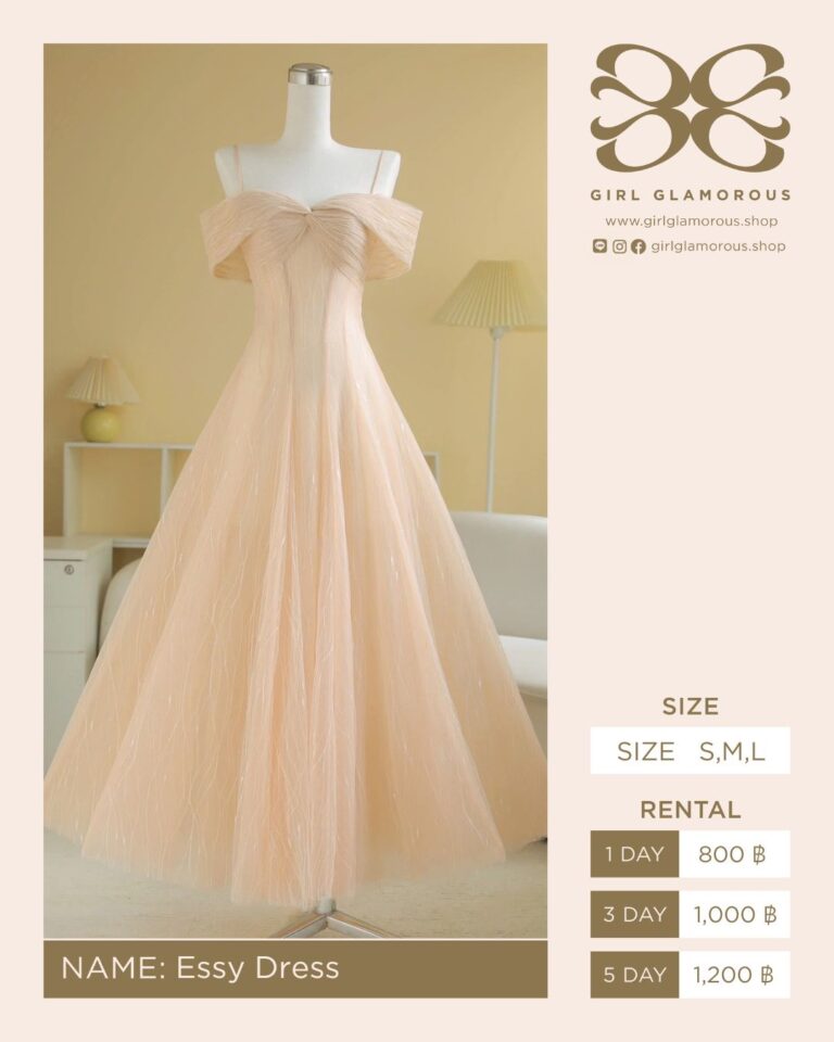 Essy Dress GLAMOROUS ร้านเช่าชุด