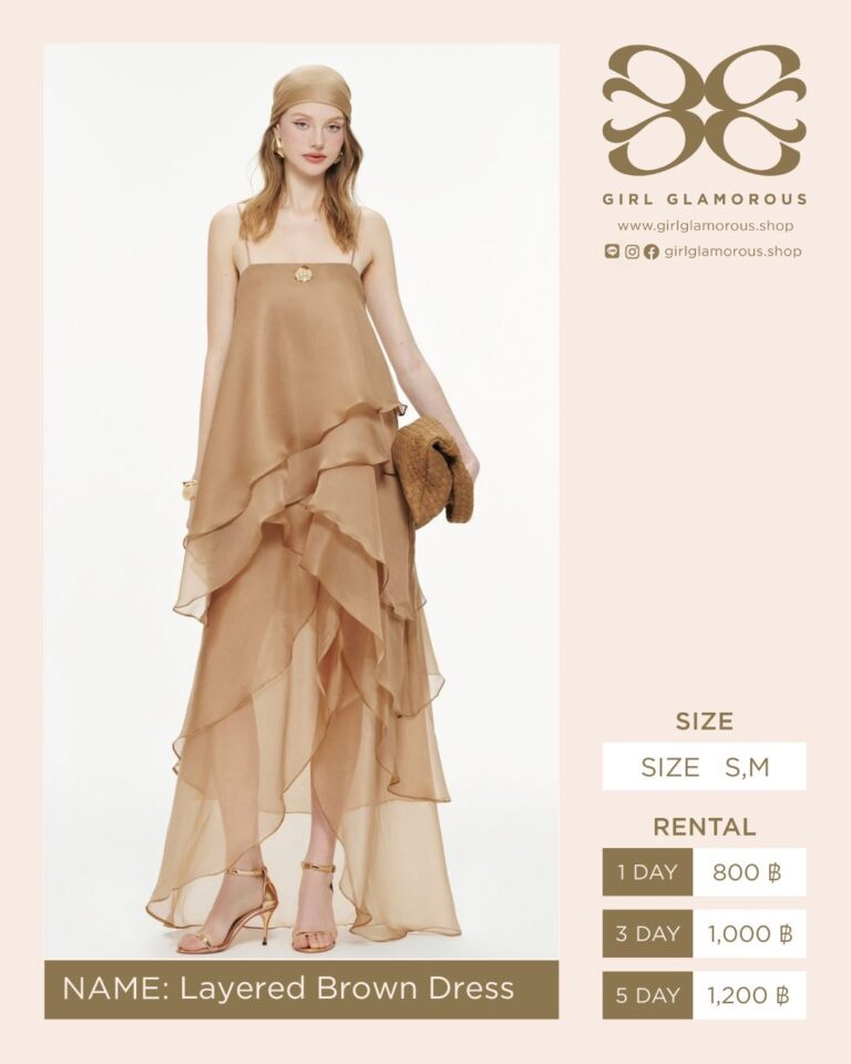 Layered Brown Dress