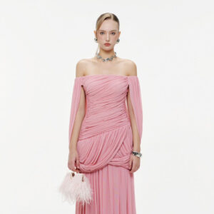 ร้านเช่าชุดราตรี Ruched Ruched Pink Dress