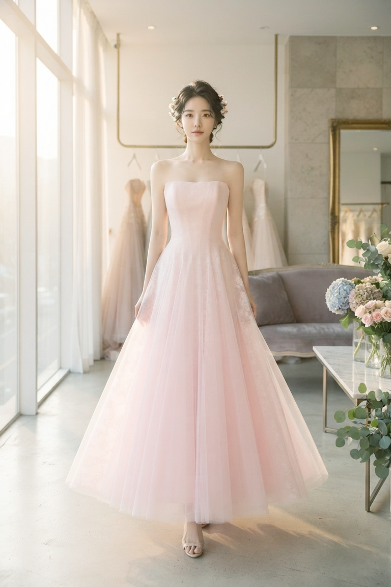 ร้านเช่าชุดราตรี Dasha Pink Dress
